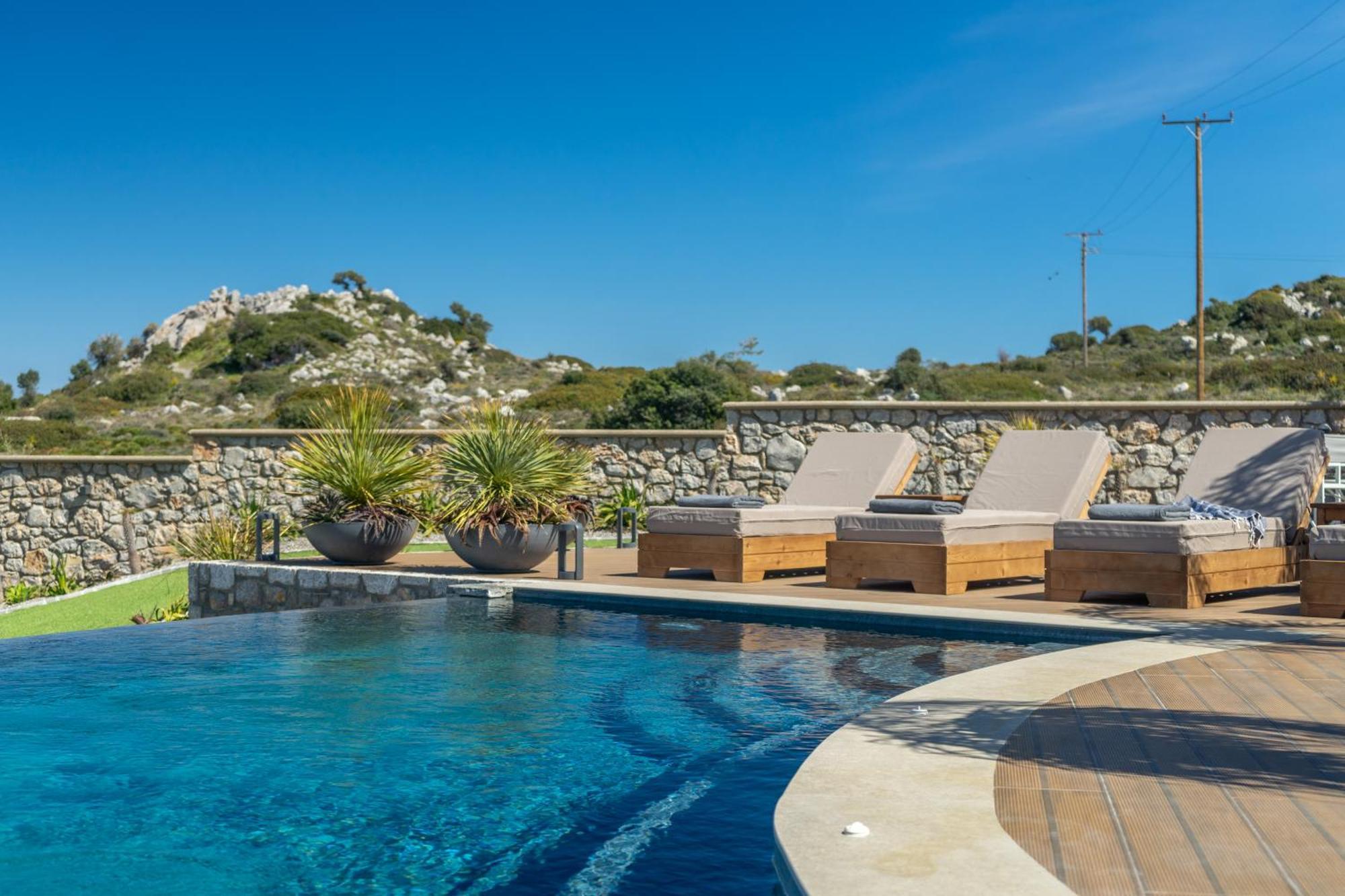 Rhode Luxury Villa Kalithies Exterior foto