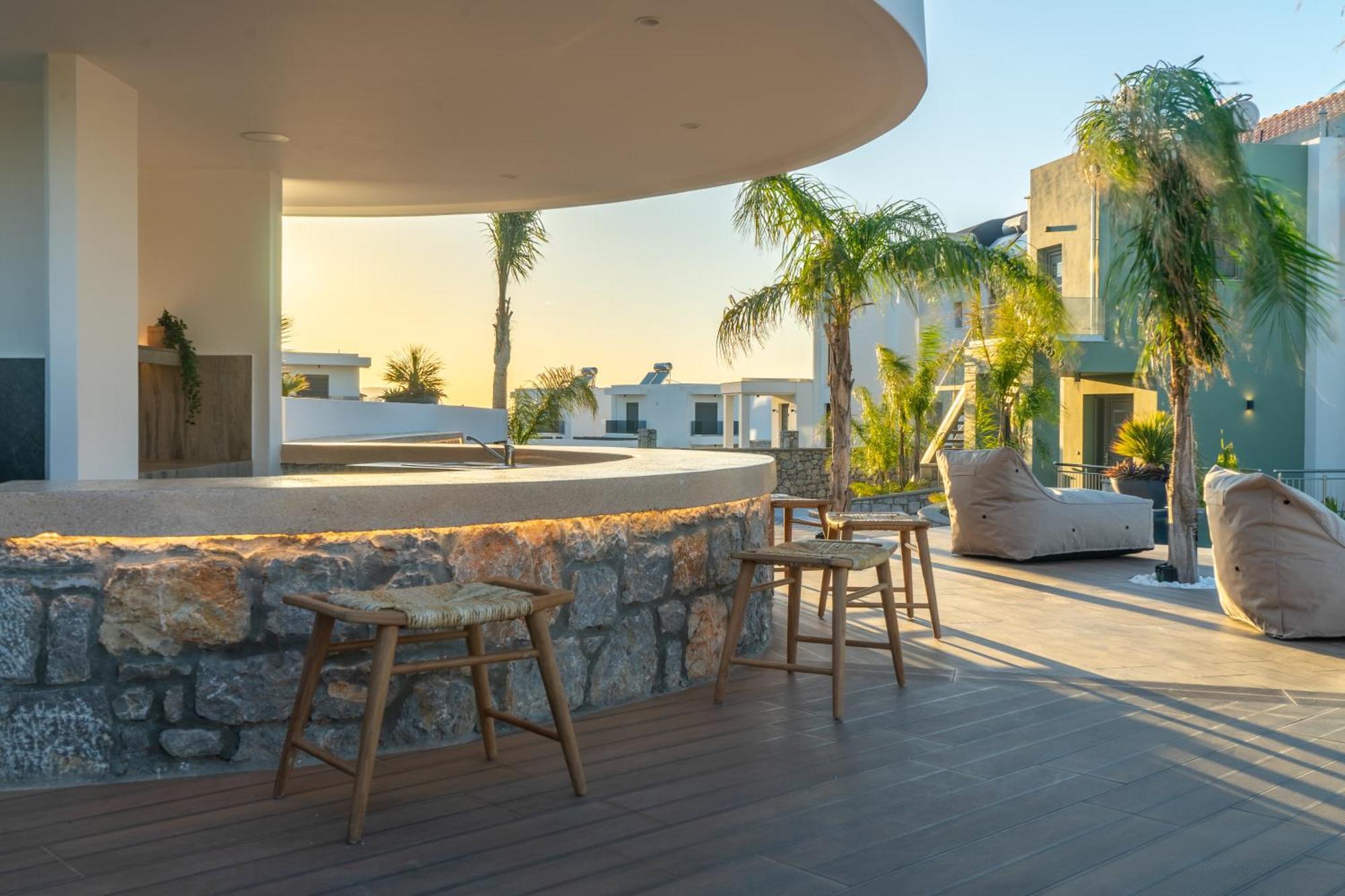 Rhode Luxury Villa Kalithies Exterior foto