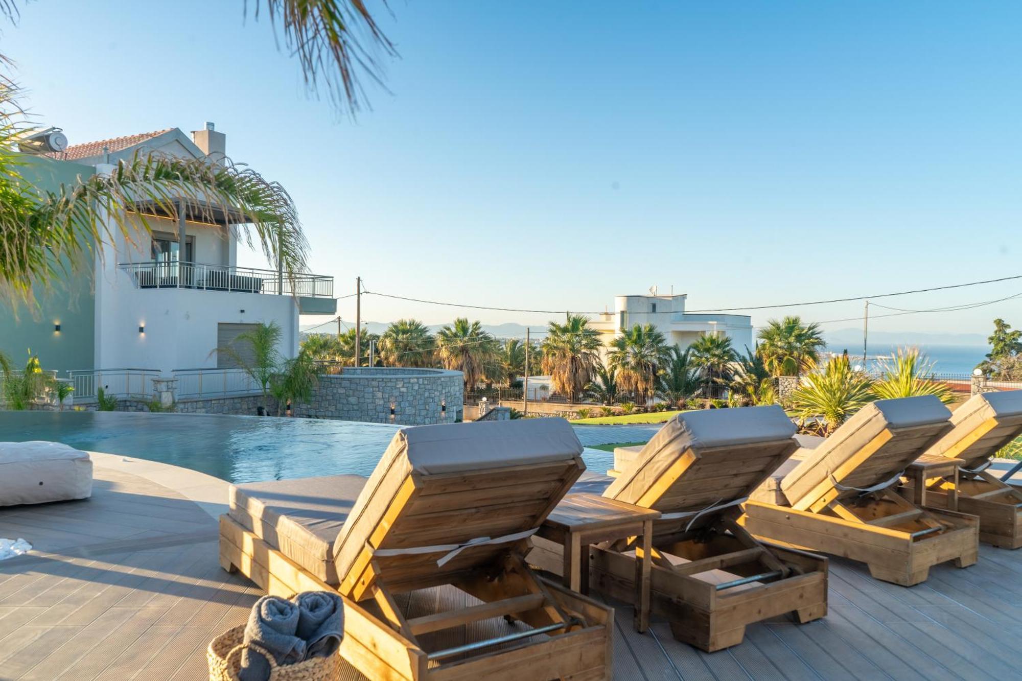 Rhode Luxury Villa Kalithies Exterior foto