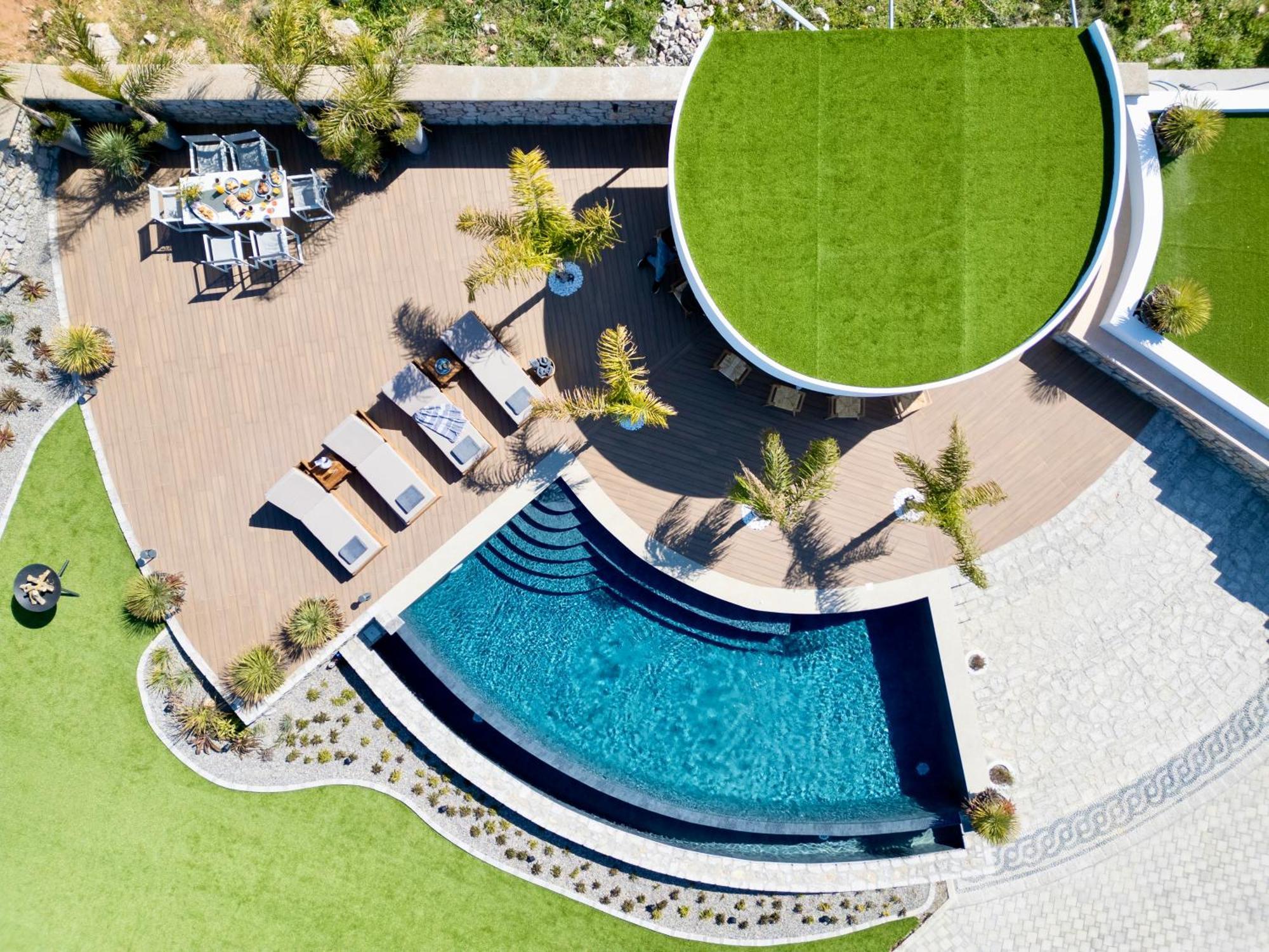Rhode Luxury Villa Kalithies Exterior foto