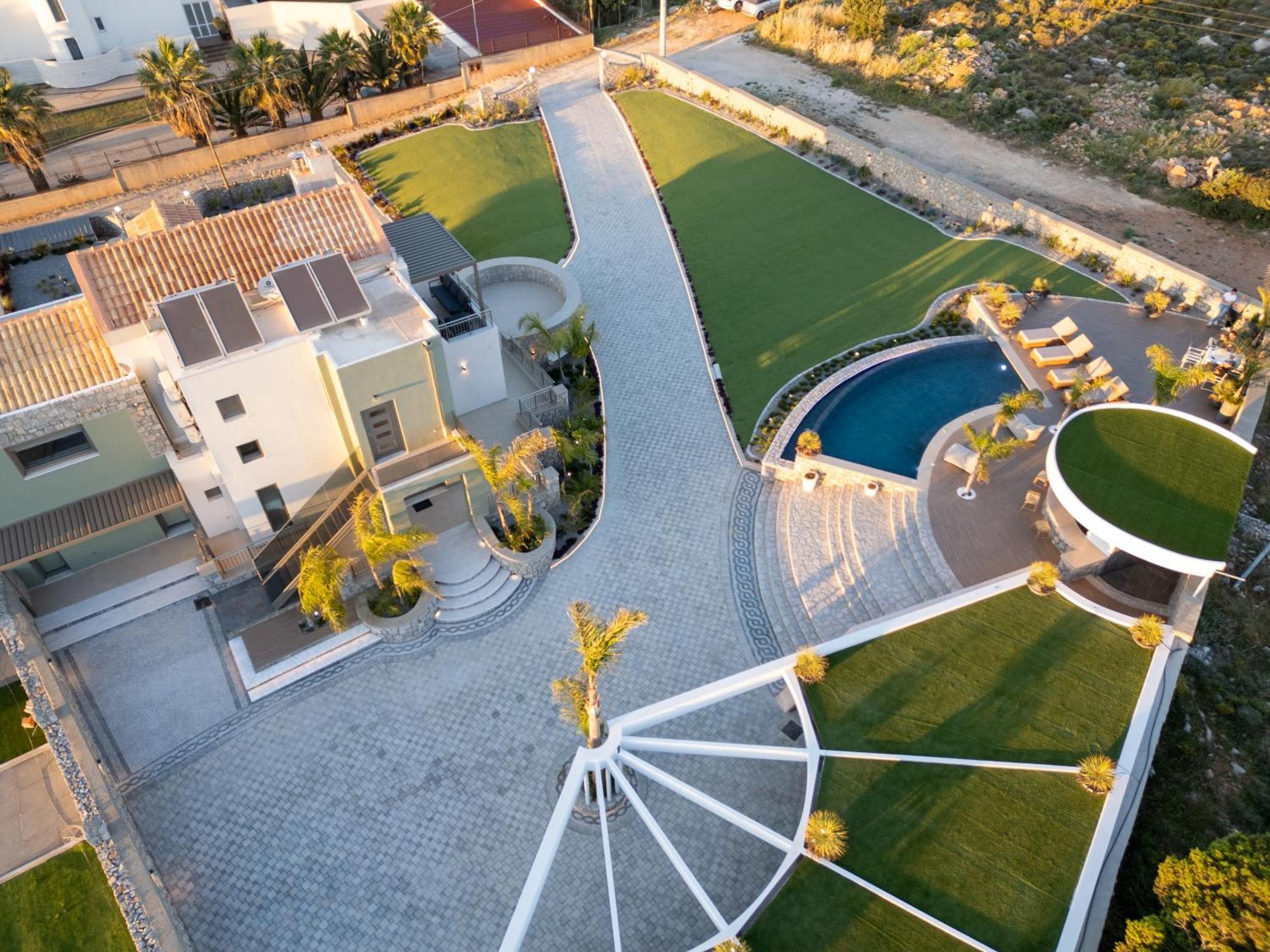 Rhode Luxury Villa Kalithies Exterior foto