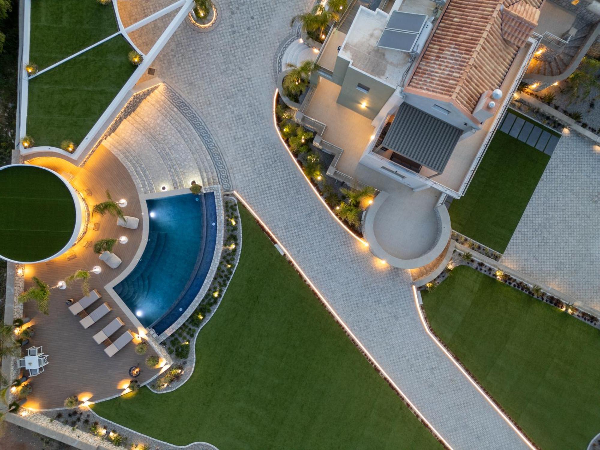 Rhode Luxury Villa Kalithies Exterior foto